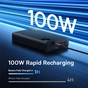 Батарея універсальна Baseus Adaman Metal Digital Display 24000mAh 140W, Black (P10021508113-00) (P10021507112-02) - зменшене зображення 8