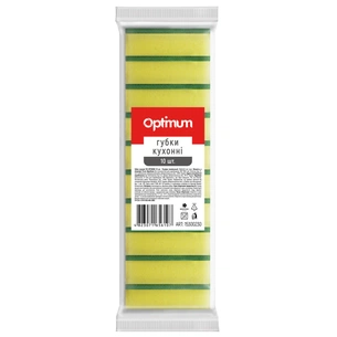 Губки кухонні PRO service Optimum 10 шт. (4823071656091) зображення 1
