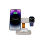 Зарядний пристрій Canyon wireless charger HEXAGON WCS-310 3in1 LightGrey/Orange (CNS-WCS310LGOR) - зменшене зображення 4