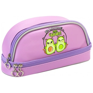 Пенал Cool For School 2 відділення бузковий (CF87218) зображення 1