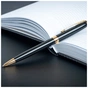 Ручка кулькова Parker SONNET 17 Black Lacquer GT BP + блокнот Parker + подар.упак. GIFT24 (86 032b24) - зменшене зображення 3