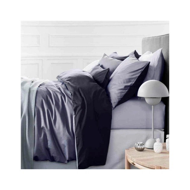 Постільна білизна MirSon King Size Сатин Premium 0251+0240 Smoke 220х240 (2200001169685) - зображення 1