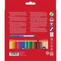 Карандаши цветные Faber-Castell GripSkin tonesакварельних 18 кольорів + 6 шт різних відтінків шкіри (112819) (32522) - уменьшенное изображение 2