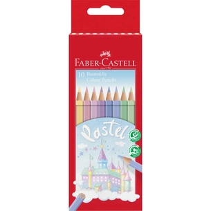 Олівці кольорові Faber-Castell Pastel пастельні відтінки, 10 кольорів (111211) (32071) зображення 1