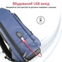 Рюкзак для ноутбука Promate 17.3" TrekPack-BP Blue (trekpack-bp.blue) - зменшене зображення 6