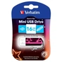 USB флеш накопичувач Verbatim 16GB STORE'NGO MINI NEON PINK USB 2.0 (49396) - зменшене зображення 2