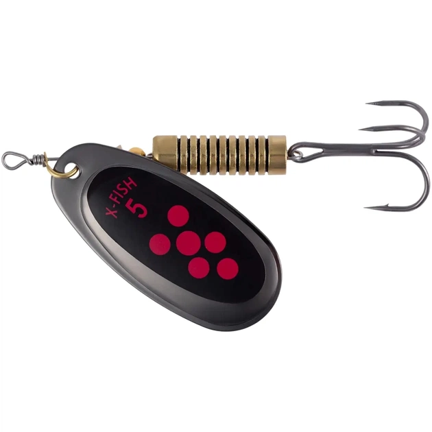 Блесна X-Fish Dark Side 14g 5 Nikel black orange (1917.07.31) - изображение 1