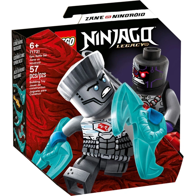 Конструктор LEGO Ninjago Грандіозна битва: Зейн проти Ніндроїда 57 деталей (71731) - зображення 1