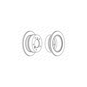 Гальмівний диск FERODO FCR230A зображення 1