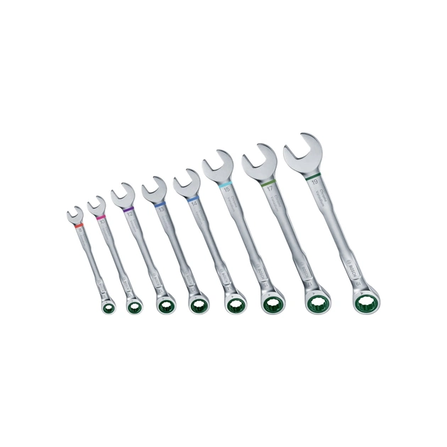 Ключ Bosch комбінований, набір 8шт, 6-19мм (1.600.A02.7PS) - picture 4