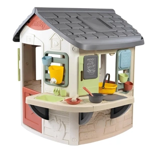 Ігровий будиночок Smoby Life "Садівник" з кухнею та мийкою, 16 аксес., 132х144х140 см (7600810505) picture 1