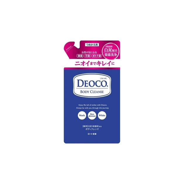 Гель для душа Rohto Deoco Medicinal Body Cleanse Refill Против возрастного запаха 250 мл (4987241157686) - изображение 1