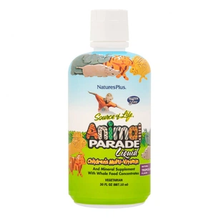 Мультивітамін Natures Plus Рідкі Дитячі Мультівітаміни, Тропічний смак, Animal Pa (NAP-29954) зображення 1