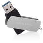 USB флеш накопичувач eXceleram 128GB P2 Series Silver/Black USB 3.1 Gen 1 (EXP2U3SIB128) - зменшене зображення 3