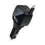 Зарядное устройство Acefast 1xUSB-C PD95W + telescopic cable USB-C black (6974316285946) - уменьшенное изображение 1