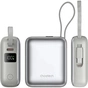 Батарея універсальна Choetech 10000mAh, 35W. PD/3.0, LED Display, buid-in type-C cabel, Grey (B832-GY) - зменшене зображення 4