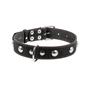 Нашийник для тварин Collar одинарний з прикрасами Ш 35 мм Д 48-63 см чорний (02711) - зменшене зображення 2