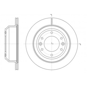 Гальмівний диск REMSA 61397.10 зображення 1