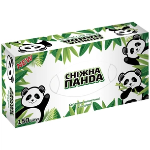 Серветки косметичні Сніжна Панда 2 шари 150 шт. (4823019010916) зображення 1