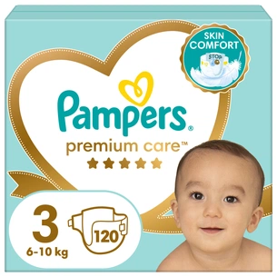 Підгузки Pampers Premium Care Midi Розмір 3 (6-10кг), 120 (4015400465461) зображення 1