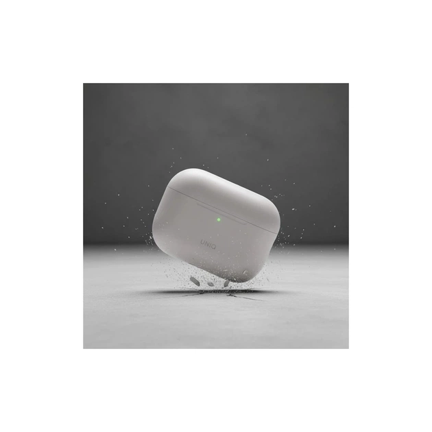 Чохол для навушників Uniq Lino для AirPods Pro 3 gen Silicone Grey (8886463696866) - picture 5