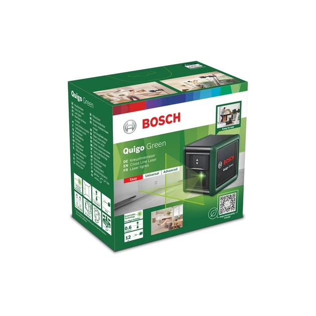 Лазерний нівелір Bosch Quigo Green, точність ± 0.8 мм/м, 12 м, зелений, 0.27 кг (0.603.663.C02) - picture 9