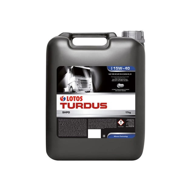 Моторна олива Lotos Turdus SHPD 15w40 17кг (6887) - изображение 1