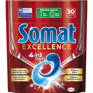 Таблетки для посудомийних машин Somat Excellence 30 шт. (9000101550443) зображення 1