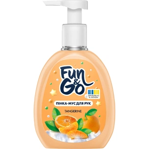Мило-пінка Fun&Go Tangerine 300 мл (4820204702021) изображение 1