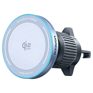 Універсальний автотримач Ugreen W758 Magnetic Wireless Car Charger 25W QI2.2 Starlight Blue (55967) зображення 1