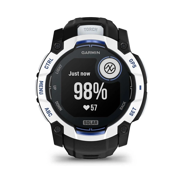 Смарт-годинник Garmin Instinct 3, 50mm, Solar, Whitestone with Black Band, GPS смарт-годинник (010-02935-03) - picture 9