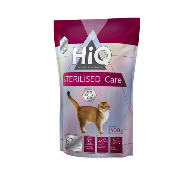 Сухий корм для кішок HiQ Sterilised care 400 г (HIQ46391) - зображення 1