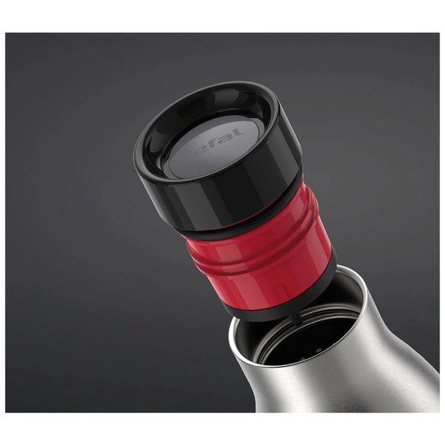 Термос Tefal Bludrop soft touch, 500мл, нержавіюча сталь, графітовий (N3110510) - picture 6