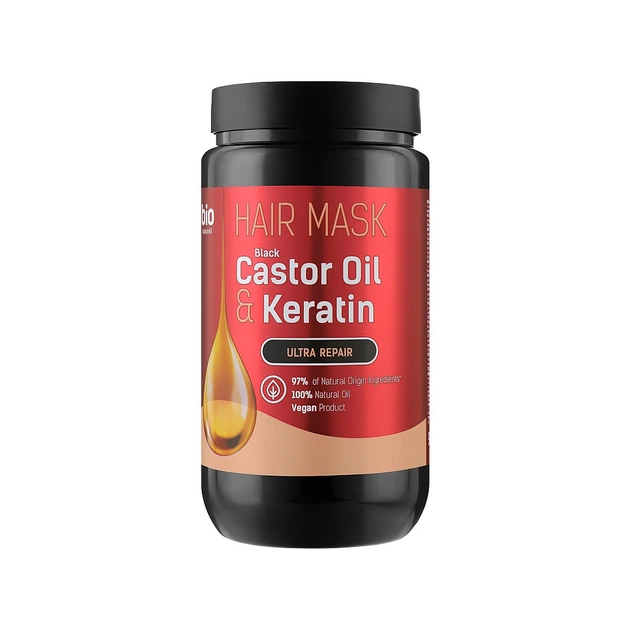 Маска для волосся Bio Naturell Castor Oil & Keratin 946 мл (8588006041408) - изображение 1