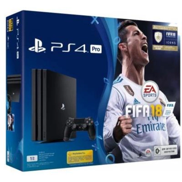 Ігрова консоль Sony PlayStation 4 Pro 1Tb Black (FIFA 18/ PS+14Day) (9914464) - picture 9