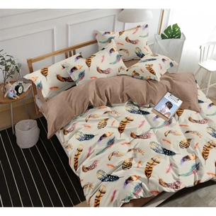 Постільна білизна MirSon Сатин Premium 22-1248 Peacock King Size (2200002950732) зображення 1