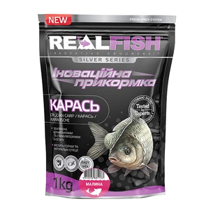 Прикормка Real Fish Silver Series Карась Малина 1kg (809.00.20) зображення 1