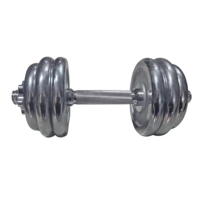 Гантель HSF з хромованим покриттям MD2503 - 15 кг (К00024982) - picture 1