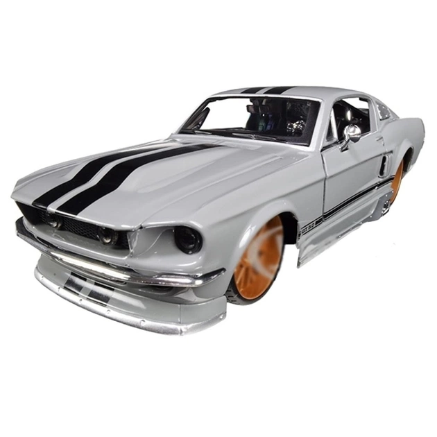 Машина Maisto 1967 Ford Mustang GT сірий металік - тюнінг (1:24) (31094 met. grey) - зображення 1