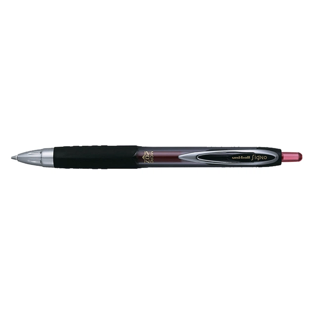 Ручка гелевая UNI автоматическая Signo 207 красный 0,7 мм (UMN-207.Red) - изображение 1
