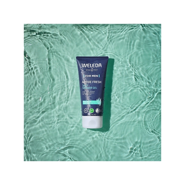 Гель для душу Weleda Active Shower Gel 3 в 1 200 мл (7611916153600) - picture 5
