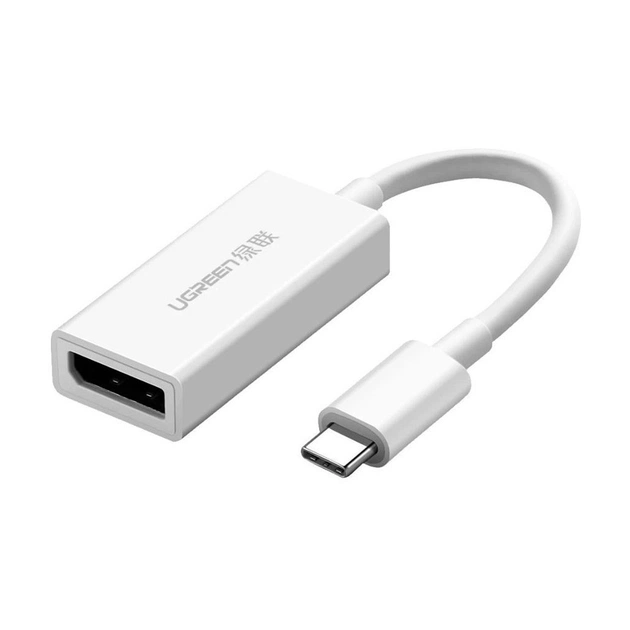Переходник USB-C to DisplayPort Adapter MM130 white Ugreen (40372) - изображение 1