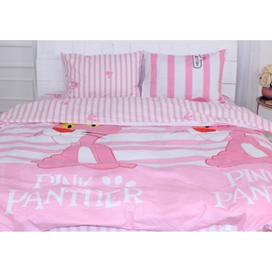 Постільна білизна MirSon Бязь Ranforce Elite 17-0110 Pink Pantere 143х210 (2200004665115) зображення 1