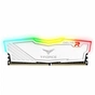 Модуль пам'яті для комп'ютера DDR4 4GB 2666 MHz T-Force Delta White RGB Team (TF4D44G2666HC15B01) - зменшене зображення 1