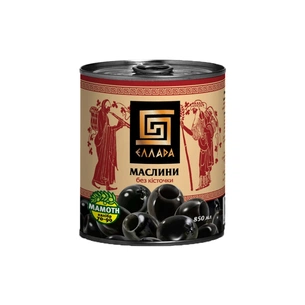 Овочева консервація Ellada Mamoth Маслини без кісточки 850 мл ж/б ключ (4820104250592) picture 1
