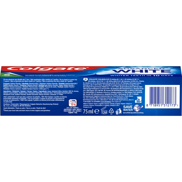 Зубна паста Colgate Комплексне відбілювання 75 мл (8718951312173) - picture 4