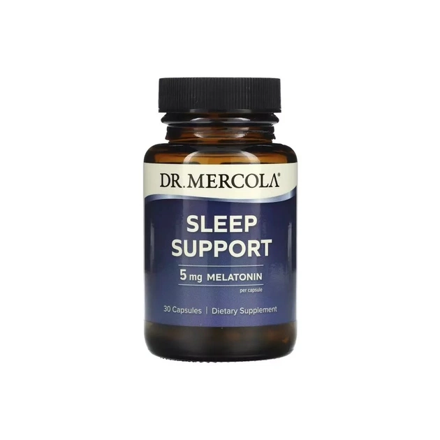 Амінокислота Dr. Mercola Підтримка сну з Мелатоніном, 5 мг, Sleep Support, 30 капсул (MCL-21043) - зображення 1