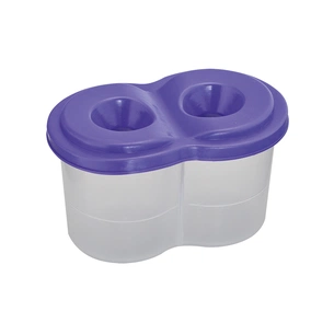 Стакан-непроливайка ZiBi з двома отворами, фіолетовий (ZB.6901-07) изображение 1