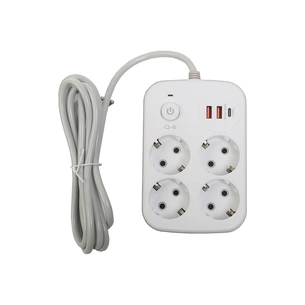 Мережевий фільтр живлення XoKo XK-SP-4-2-1-WH зображення 1