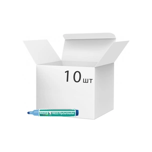 Маркер Stanger для фліпчарту, 1-3 мм синій 10 шт (MARKER-FLSTFM335BL10) зображення 1